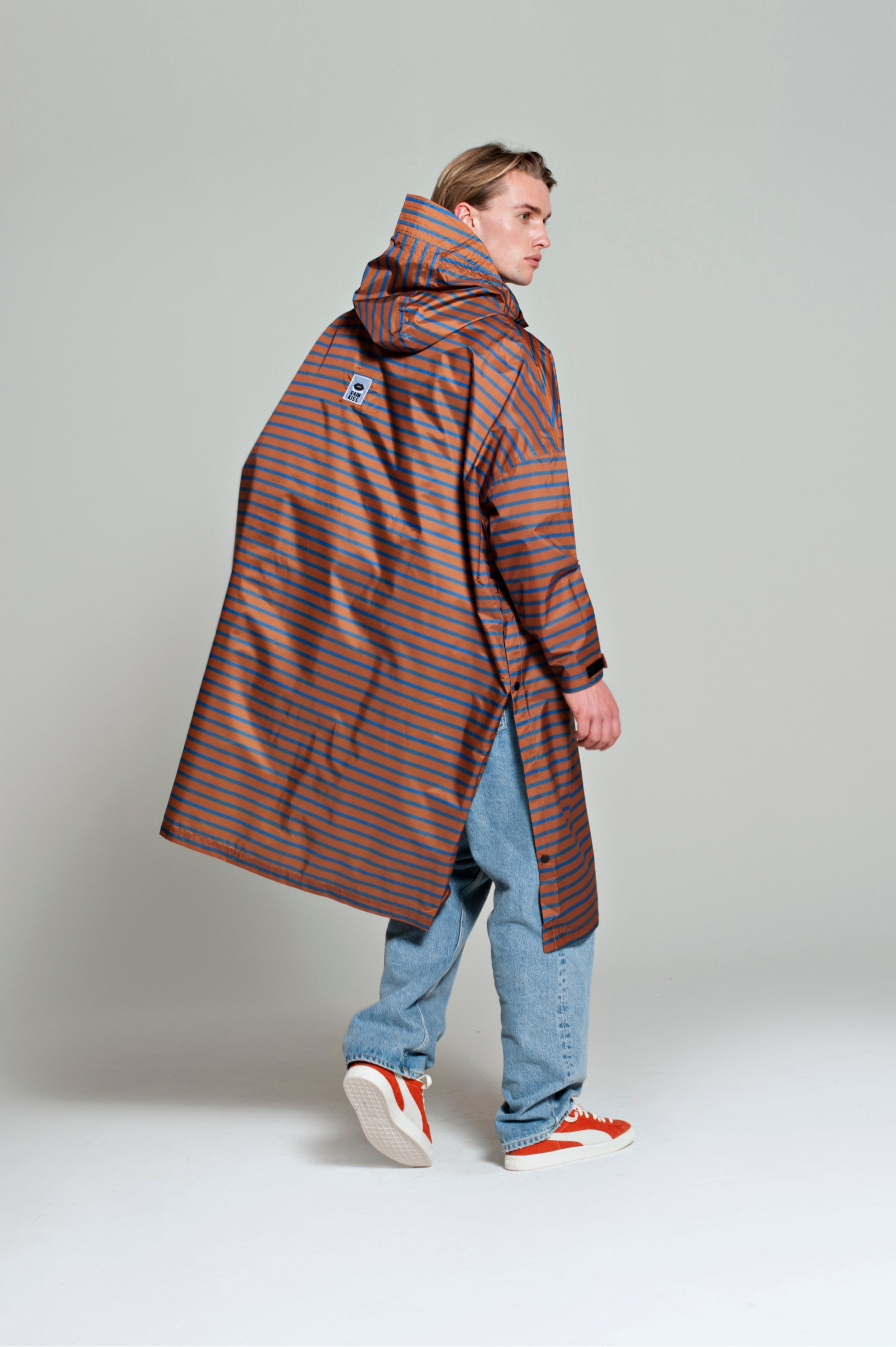 Image of Breton Blue - Rain poncho
